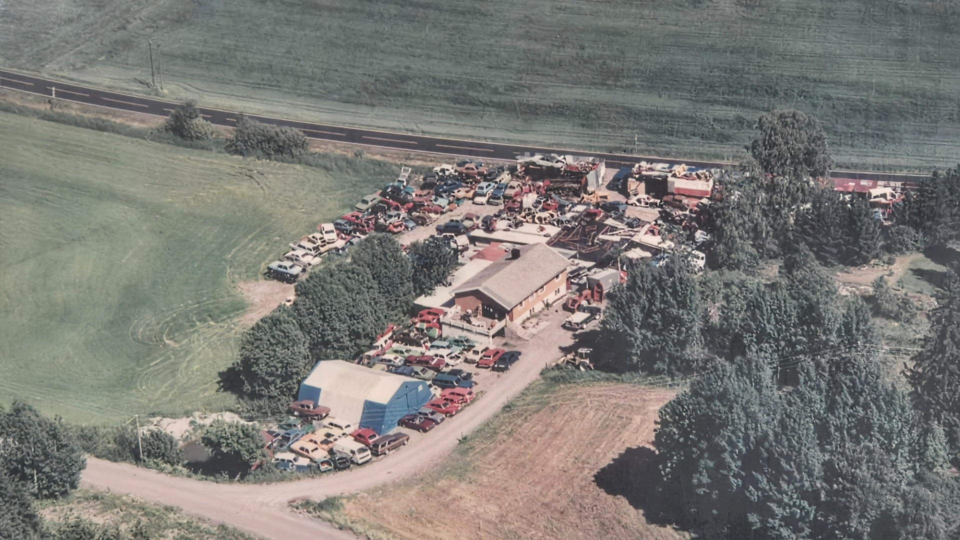 Bilde av plassen i 1996